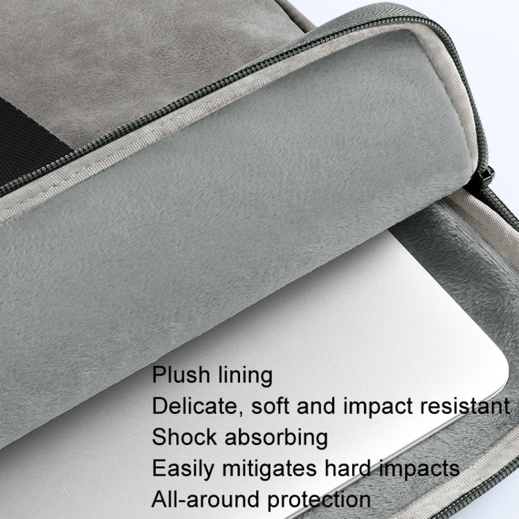 BUBM Portable Computer Bag Notebook Business Travel Bag, Size: 14 inch(Light Gray) by BUBM