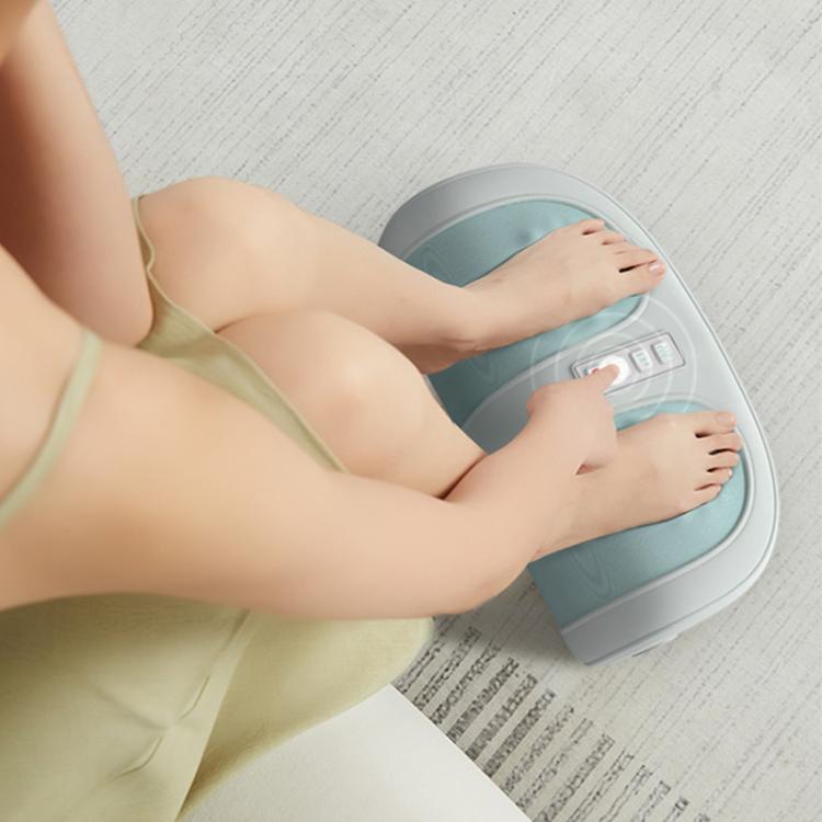 Z5 Dual-frequency Red Light Constant Temperature Hot Compress Foot Massager, Spec: EU Plug(Light Green) by bashfashion