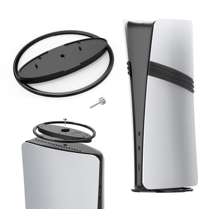 For PS5 / PS5 Slim / PS5 Pro Game Console Desktop Vertical Stand Non-Slip Base(Blue) by bashfashion