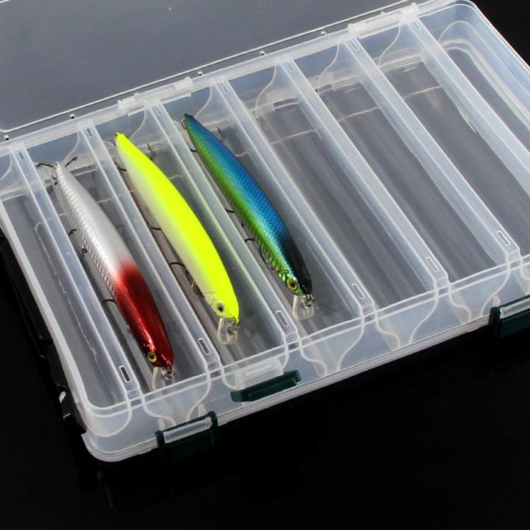 Large Capacity Double Layer Lure Storage Box Fish Hook String Hook Tool Box, Spec: 10-grids by bashfashion