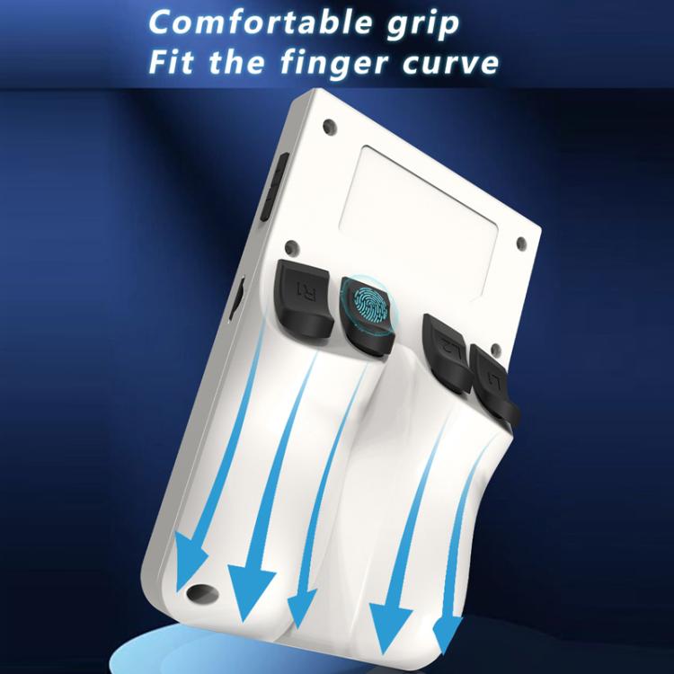 Portable Open Source GBA/FC Arcade Handheld Game Console, Size: 64G(Transparent Blue) by bashfashion